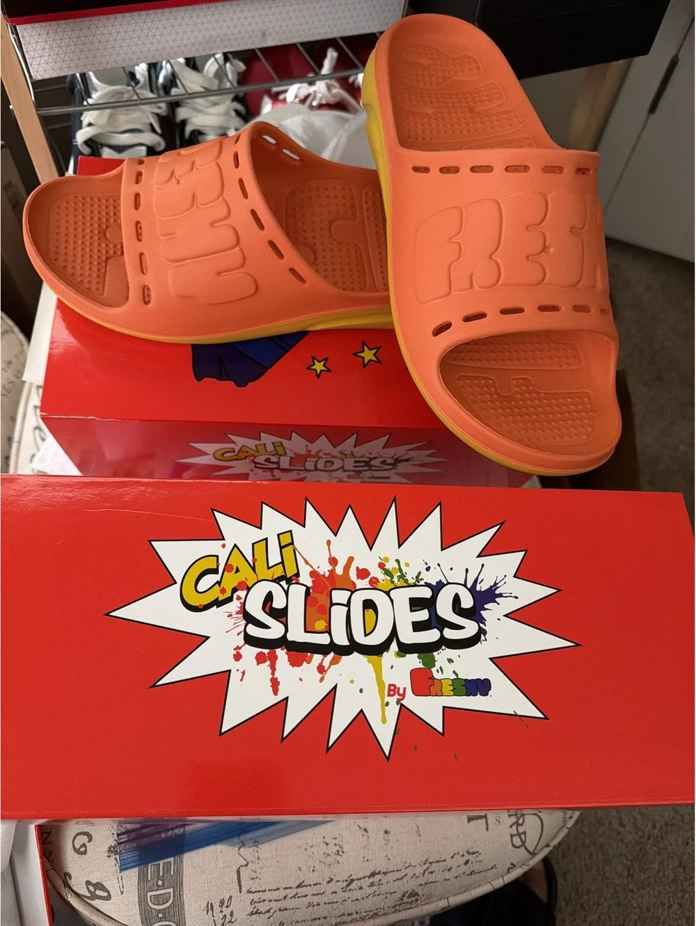 Gnarly Freshy Cali Slides - M12/ W13.5